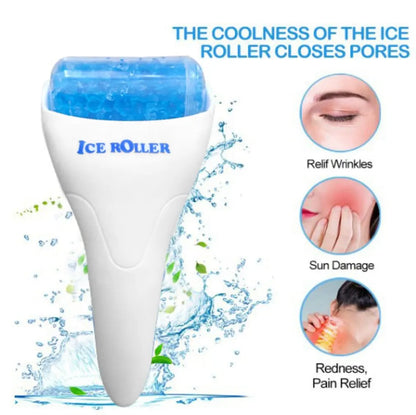 Cooling ice roller