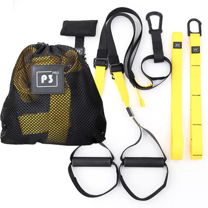 P3-2 & P3-3 Trx Adjustable Suspension Training Belt - Multi-Purpose Resistance Band for Yoga, Fitness & Strength Workouts